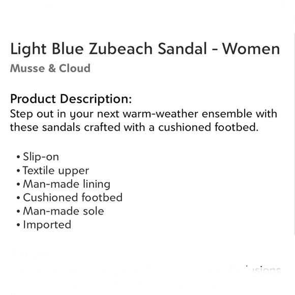 Musse & Cloud Light Blue Zubeach Sandals Women’s EU Size 41 rope wrapped Sole - Picture 7 of 7